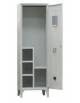 ARMADIO SPOGLIATOIO METALLICO PER VIGILI DEL FUOCO CON SCARPIERA , 3 VANI PORTAOGGETTI E PORTAOMBRELLO cm. 60 x 50 x 195 h.