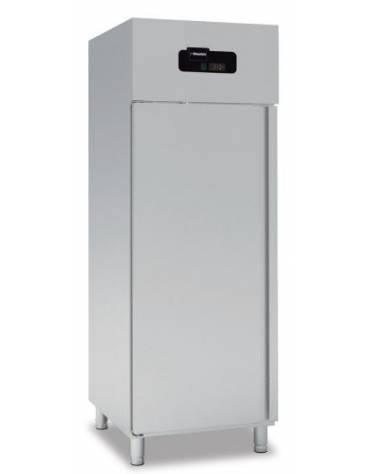 Armadio Refrigerato GN 2/1 monoblocco in Lamiera Preverniciata Bianca a temperatura normale cm 71x80x203h