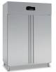 Armadio Refrigerato frigorifero GN 2/1 Lt 1400 2 porte in acciaio inox a temperatura TN -2° +8°C-TROPICALIZZATO-cm 140x83x205h