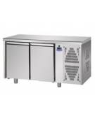 Tavolo refrigerato 2 porte gastronorm in acciaio