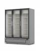 Espositore vetrina bevande 3 porte a battente temperatura normale +1°C / +10°C - cm 162x74x206,5h