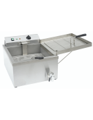 Friggitrice elettrica da banco per pasticceria Litri 16 TRIFASE - cm 54x45x37h