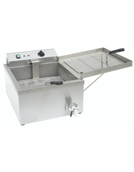 Friggitrice elettrica da banco per pasticceria Litri 16 TRIFASE - cm 54x45x37h