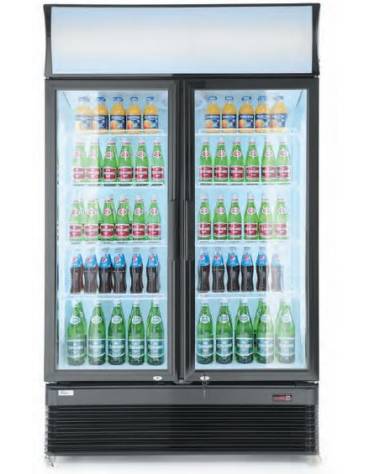 Vetrina frigorifera per bevande doppia cm. 100x70x202h