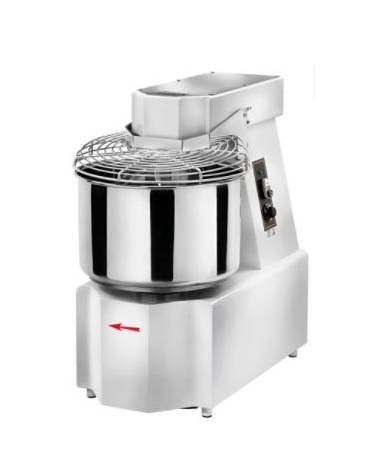 Impastatrice a spirale 15 litri ASF 10 per impasti per pane e pizza - potenza 370W - mm 320x590x570h