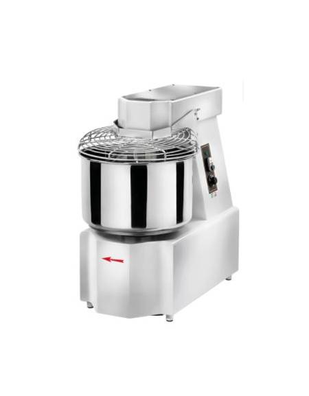 Impastatrice a spirale 17 litri ASF12 per impasti per pane e pizza - Potenza (W) 900/750 - mm 350x660x630h