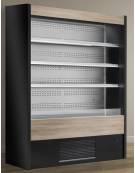 Espositore frigorifero murale refrigerato da cm 117x58x200,5h