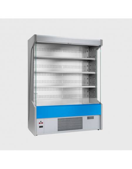 Espositore murale inox refrigerato frigorifero cm 117x58x200h