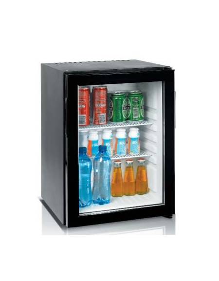 Minibar frigobar con porta in vetro da litri 30 cm 40,2x42x50h