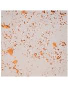 Dissuasore traffico Piramidale in cemento - Colore bianco travertino - Dispositivo per ancoraggio al suolo - cm 45x45x80h - CAM