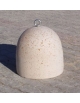 DISSUASORE VERTICALE BASSO IN CEMENTO DA KG 200 - COLORE BIANCO PIETRA - CM 52X52X52H - Conforme ai CAM