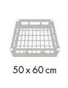 Lavaoggetti con boiler atmosferico e pompa di risciacquo, cesto cm 50x60 - H massima pentola cm 40 - Con pompa di scarico