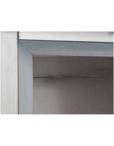 Armadio refrigerato GN 2/1 in acciaio inox AISi 304, refrigerazione ventilata - temperatura 0/+8°C - cm 74x82.8x205h