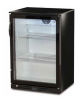 Espositore refrigerato per bibite in acciaio preverniciato nero - 1 porta - capacità 112 Lt. - +2°+10°C - mm 600 x 500 x 900