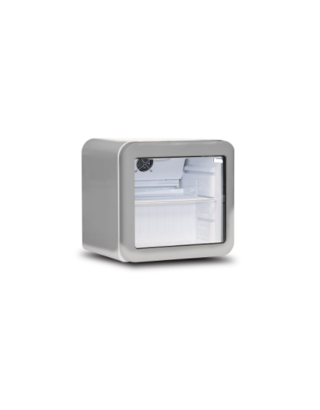 Espositore da banco in lamiera verniciata - capacità 21 litri - temperatura +1 a +10 - mm L x P x H: 330 x 410 x 472