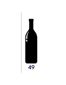 Vetrinetta per vino in lamiera d’acciaio preverniciata nera - 112 Lt - (+ 6° C a + 14° C) - mm L x P x H: 480 x 575 x 820