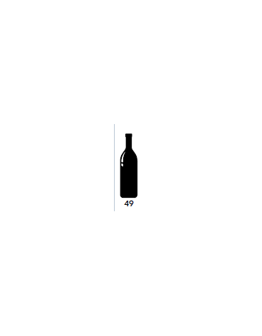 Vetrinetta per vino in lamiera d’acciaio preverniciata nera - 112 Lt - (+ 6° C a + 14° C) - mm L x P x H: 480 x 575 x 820