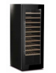 Vetrina per vino refrigerata statica in lamiera d’acciaio  nera - 204 Lt - (+ 5° C a + 20° C) - mm 480 x 595 x 1285h