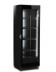 Vetrina per vino refrigerata in lamiera d’acciaio nera con motoventilatore- 376 Lt - (+ 5° C + 15° C) - mm  610 x 605 x 1843