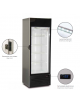 Vetrina gelateria verticale ventilata singola - capacità 415 litri - temp. -18°-23°C - mm 670 x 644 x  2000h