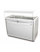 Vetrina per gelato bianca - 350 Lt. - temp. - 5°- 20°C - mm 1318 x 700 x 984/1257h