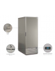 Armadio frigorifero 1 porta in lamiera preverniciata RAL9006 - 651 Lt., temperatura  - 18°-22°C - mm 672 x 944 x 1995h
