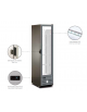 Vetrina verticale per bibite - colore grigio -capacità 210 Lt  - +2°+10°C - mm 400 x 574 x 1848h