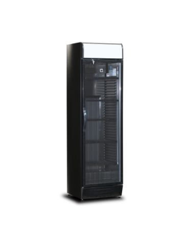 Vetrina refrigerata per bibite - colore Nero - 355 Lt - +2° C +12° C) - mm 590 x 620 x 2069h