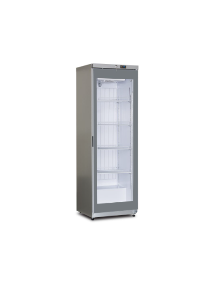 Espositore murale refrigerato ventilato - 2 ripiani - temp. +4° C/+ 10° C - mm L x P x H: 600 x 715 x 900