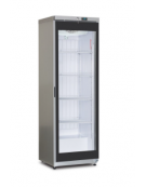Vetrina gelateria verticale ventilata singola grigio- capacità 331 litri - temp. -18°-23°C - mm 602 x 672 x 1886h