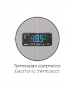 Banco gelati 4 pozzetti - capacità 4 carapine (+2 riserva) - temperatura - 5°- 20°C - mm 770 x 679 x 961h