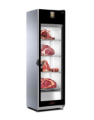 Vetrina refrigerata verticale AISI 304 per carne - 1 porta - 4 ripiani - mm 610 x 603 x 2004h