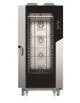Forno a gas ventilato a convezione combinato vapore con carrello estraibile 20 Teglie GN 1/1-Pannello digitale touch a 10 steps