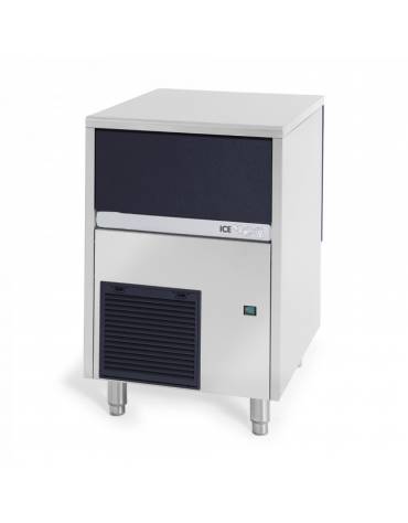 Produttore fabbricatore di ghiaccio a cubetti cavi - Produzione giornaliera 38Kg/24h - Contenitore Kg 15 - Condensazione ad aria