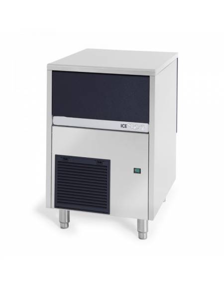 Produttore fabbricatore di ghiaccio a cubetti cavi - Produzione giornaliera 38Kg/24h - Contenitore Kg 15 - Condensazione ad aria