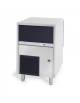 Produttore fabbricatore di ghiaccio a cubetti cavi - Produzione giornaliera 38Kg/24h - Contenitore Kg 15 - Condensazione ad aria