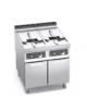 Friggitrice elettrica su mobile -2 Vasche lt. 22+22 - Comandi elettronici - cm 80x90x90h