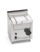 Brasiera elettrica ribaltabile manualmente Lt. 60- Vasca e fondo inox AISI 304 - cm 80x71,4x90h