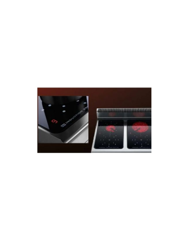 Cucina ad infrarosso da banco - piano cottura in vetroceramica - 2 zone da 1,8 kw - cm 40x60x29h
