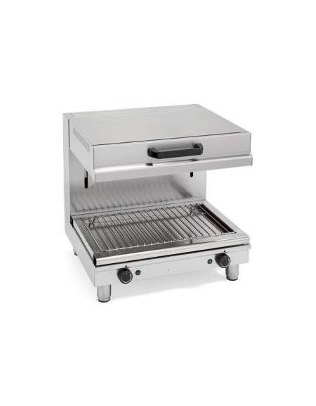 Salamandra elettrica - piastra superiore mobile con 2 regolatori- potenza 3,3 Kw - cm 60x58x58,5h