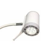 Lampada a 7 Led con braccio a pantografo su stativo carrello indicata per otorinolaringoiatria, ginecologia ed operazioni medica