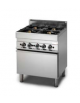 Cucina a gas 4 fuochi  con forno a gas  - fuochi 2x3,6 kW + 2x5 kW - cm 70x65x85h