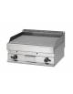 Fry Top a gas da banco, piastra doppia liscia cromata da cm 99,6x52 - potenza totale 11,4 Kw - cm 100x65x28h