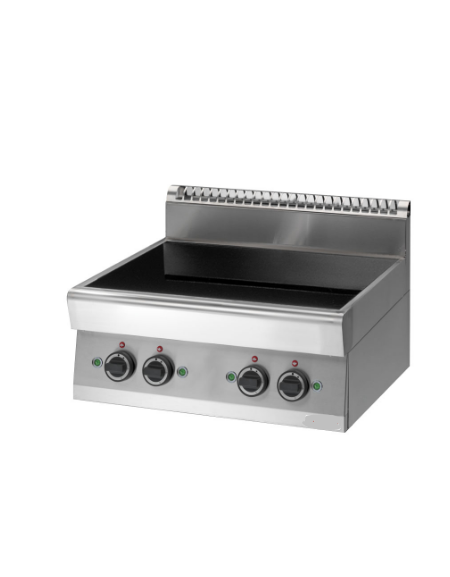 Cucina a induzione da banco - zone di cottura 4x3,5 Kw - per pentole fondo liscio - cm 80x70x28h Cucina a induzione da banco - zone di cottura 4x3,5 Kw - per pentole fondo liscio - cm 80x70x28h