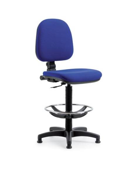 Sgabello ergonomico con poggiapiedi regolabile