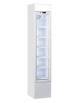 Espositore vetrina bevande refrigerata stretta piccola Lt. 105 con cassetto luminoso - Temperatura +1°/+9°C cm 36x32x187,7h