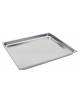BACINELLA INOX GASTRONORM AISI 304 GN 2/1 - mm 650x530x40h - Capacità lt. 10,2