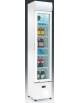 Espositore refrigerato ventilato - 1 porta battente, temp +2° C/ +10° C - 105 litri - mm 360x408x1880h