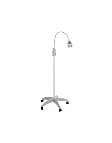 Lampada medicale monoled a led su carrello a 5 rotelle,  16 W - drata lampadine: 30.000 ore