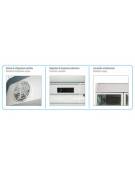 Frigo vetrina ventilato per bevande 2 porte - capacità 1240 Lt - temperatura 0°C/+10°C - mm 1220x650x1950h